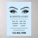 Search for hours posters Beauty salon