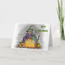 Search for witch halloween cards Cat