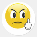 Search for middle finger stickers Angry