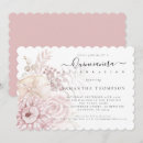 Search for dusty pink floral invitations Chic