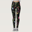 Search for black floral leggings Watercolor