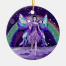 Search for purple butterfly christmas tree decorations Fairy