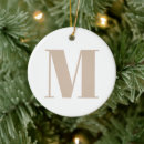 Search for letters christmas tree decorations Monogrammed