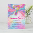 Search for 7ths invitations Glitter