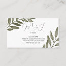 Search for rsvp business cards Botanical