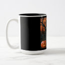 Search for cute black cat mugs Bat