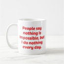 Search for the impossible mugs Funny