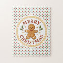 Search for gingerbread man puzzles Winter