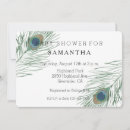 Search for watercolor peacock feather invitations Feathers
