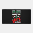 Search for funny nursing mousepads Santa claus