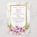 Search for purple marble invitations Floral