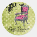 Search for pink chandelier stickers Vintage