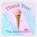 Search for gender reveal thank you stickers Pink and blue