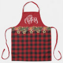 Search for red black plaid aprons Chef