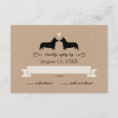 Search for dog rsvp cards Couple