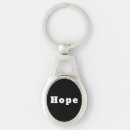 Search for hope key rings Black