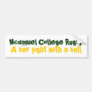 Search for rugby bumper stickers College