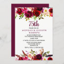 Search for 75th wedding anniversary invitations Elegant