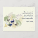 Search for watercolor bird postcards Blue