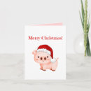Search for funny pig christmas cards Farm animal