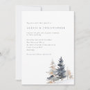 Search for fir tree invitation wedding invitations Minimalist