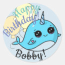 Search for cute narwhal stickers Blue