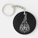 Search for black rooster key rings Black and white