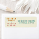 Search for colorful return address labels Retro