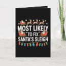 Search for sleigh and santa christmas cards Funny