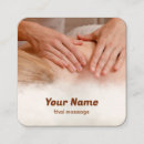 Search for thai business cards Massage