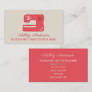 Search for sewing machine business cards Feminine