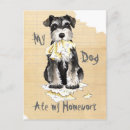 Search for miniature schnauzer postcards Zwergschnauzer