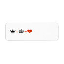 Search for kings return address labels Queen