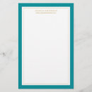 Search for teal stationery paper Gold