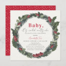 Search for holiday baby shower invitations Greenery