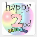 Search for happy 2nd birthday stickers Party