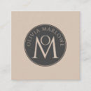 Search for round square business cards Simple