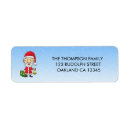 Search for jingle bell return address labels Xmas