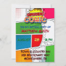 Search for book birthday invitations Superhero birthday party