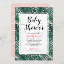 Search for tropical baby girl shower invitations Modern
