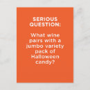 Search for funny wine joke postcards Friend