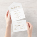 Search for gold typography wedding invitations White background