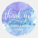 Search for purple and teal wedding stickers Watercolor