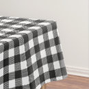 Search for buffalo check tablecloths Black and white