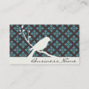 Search for cool birds business cards Nature