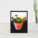 Search for flower pot invitations Red