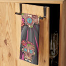 Search for sugar skull tea towels Goth