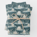 Search for village christmas wrapping paper Trendy