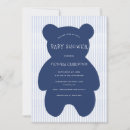 Search for blue bear baby shower invitations Gender neutral