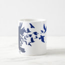 Search for bird feather mugs Blue